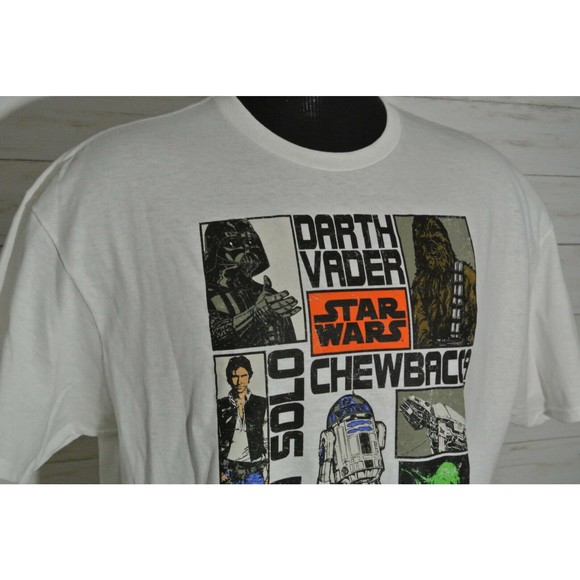 NEW! LUCAS Films STAR WARS New Hope Empire Strikes Back Jedi XL T-Shirt Mens - Picture 2 of 9